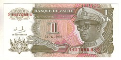 5 új likuta 1993 Zaire UNC