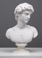 Bust of David Michelangelo - reproduction of the famous statue of David / 35.5cm