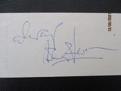 Anthony Perkins /1932-1992/ Amerikai színész /Psycho főszereplője/ eredeti autogramja