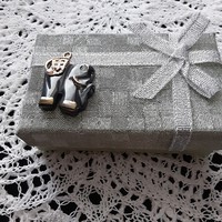 Hematite elephant pendant, lovely gift option, flawless, scratch-free