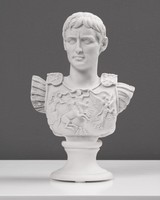 Augustus Cézár Primaporta Szobor reprodukció - Római Censor Mellszobor (Kicsi) 17cm