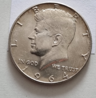 1964 ezüst Kennedy Half dollár