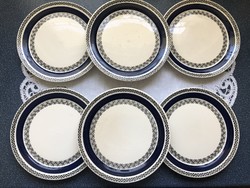 Villeroy & Boch Mettlach Saphir süteményes tányérok 6 db