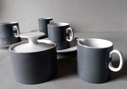 Hans Theo Baumann bauhaus/minimalista kávéskészlet, Thomas/Rosenthal1957