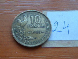 FRANCIA 10 FRANCS FRANK 1953 KAKAS 24.