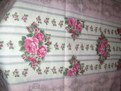 Csodaszép vintage rózsás barokk mintás párnahuzat újszerű