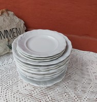 12 db Zsolnay  indamintás tányér  Paraszti tányérok, nosztalgia