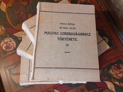 GRACZA GYÖRGY- AZ 1848-49-IKI MAGYAR SZABADSÁGHARCZ TÖRTÉNETE I-IV. 1894-ben kiadott ritka könyv