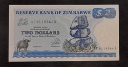 Zimbabwe 2 Dollár 1994, Unc.