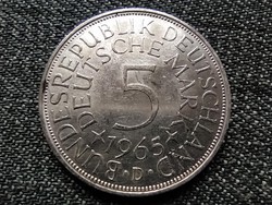 Németország NSZK (1949-1990) .625 ezüst 5 Márka 1965 D (id22991)