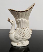 Szép, porcelán kacsa formájú váza