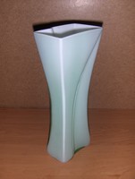Ritka art deco üveg váza 24,5 cm (3/d)