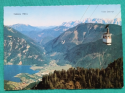 Ausztria,Feuerkogel,hegyek,drótkötélpálya,postatiszta képeslap
