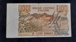 Algéria 100 Dínár 1970 F.