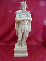 Saint Imre - terracotta statue, made by Sigismund Strobl of Kisfalud in 1929.