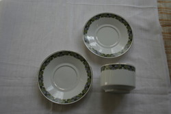 Karlsbad / Zsolnay ? Art Nouveau cup + 2 saucers - old