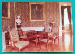 Magyarország,Keszthely,Festetics-kastély,Női nappaliszoba ,postatiszta képeslap,fotó
