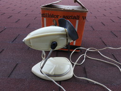 Retro asztali ventilátor  - eredeti dobozában