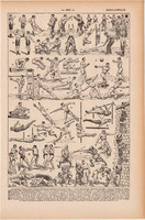 Torna, testnevelés I., nyomat 1923, francia, 19 x 29 cm, lexikon, eredeti, egyszínü, gimnasztika