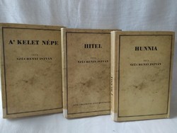 Gróf Széchenyi István: Hitel, Hunnia, A kelet népe (reprint  1984) egyben eladó