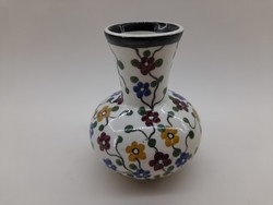 Városlődi antik  kis váza, ibolyaváza 8 cm