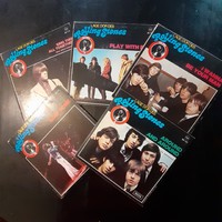 Eredeti Rolling Stones kis bakelit lemezek 5 db.