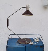 Nagyon retró! :) fém asztali lámpa  - loft design