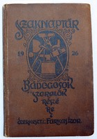 Farkas Izor antik szakkönyv és naptár szaknaptár bádogos szerelők részére 1926 reklám , műszaki