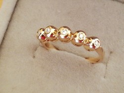 Brilles button arany gyűrű 14k CSAK MA !!!