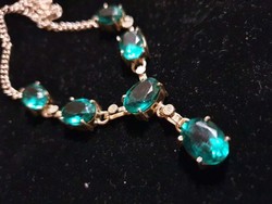 Csodás topáz köves alkalmi ezüst nyaklanc