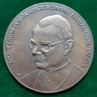 Fritz Mihály: Gyulay Endre püspök, bronz plakett, dombormű