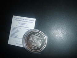 MNB 10000,-Ft Labdarúgó ( Foci ) EB   ezüst emlékérme  2021-ből   eladó! PP UNC