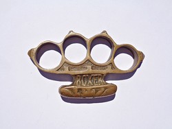 Régi bronz patent boxer