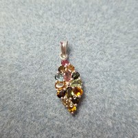 Sapphire gem sterling silver /925/ pendant-new