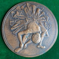 Fritz Mihály: Edgar Degas balerinája, bronz plakett