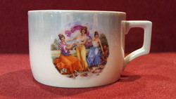 Zsolnay antik jelenetes csésze
