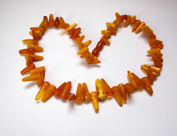 Beautiful honey amber necklace!