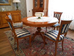 Olasz Selva étkező, ebédlő garnitúra asztala +4 szék, asztal