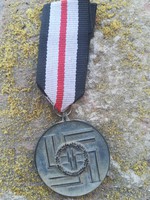 Harmadik Birodalmi, S. S. 8 év szolgálati kitüntetés, szalagon