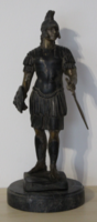 Bronz gladiátor szobor