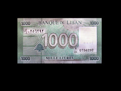 UNC - 1000 LIVRES - LIBANON - 2011