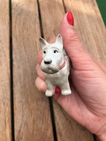 Aquincumi porcelán cuki kis terrier kutya