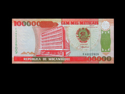 UNC - 100 000 METICAIS - MOZAMBIK - 1993
