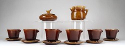 1E704 Old Special Ceramic Coffee Set for Six People