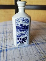 Egri víz porcelán palack