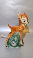 Hummel Goebel porcelán Walt Disney Bambi - őzike - asztali lámpa parfüm illat lámpa