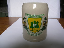 Kerámia söröskorsó - Schlossbrauerei