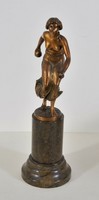 Szecessziós bronz szobor