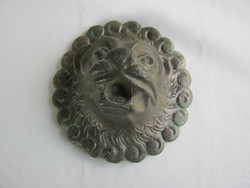 Bronze ornament lion head