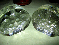 2 db art deco blokk váza  bimbó váza  70-es évekből